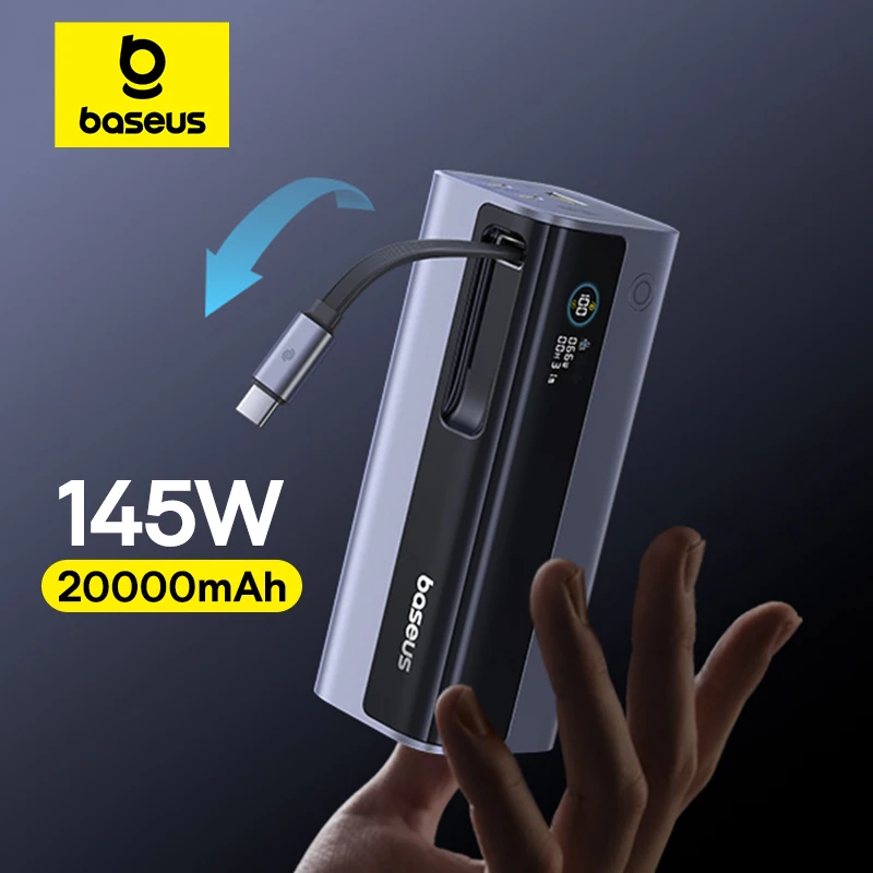 Baseus 145W Powerbank 20000mAh mit USB-C Kabel