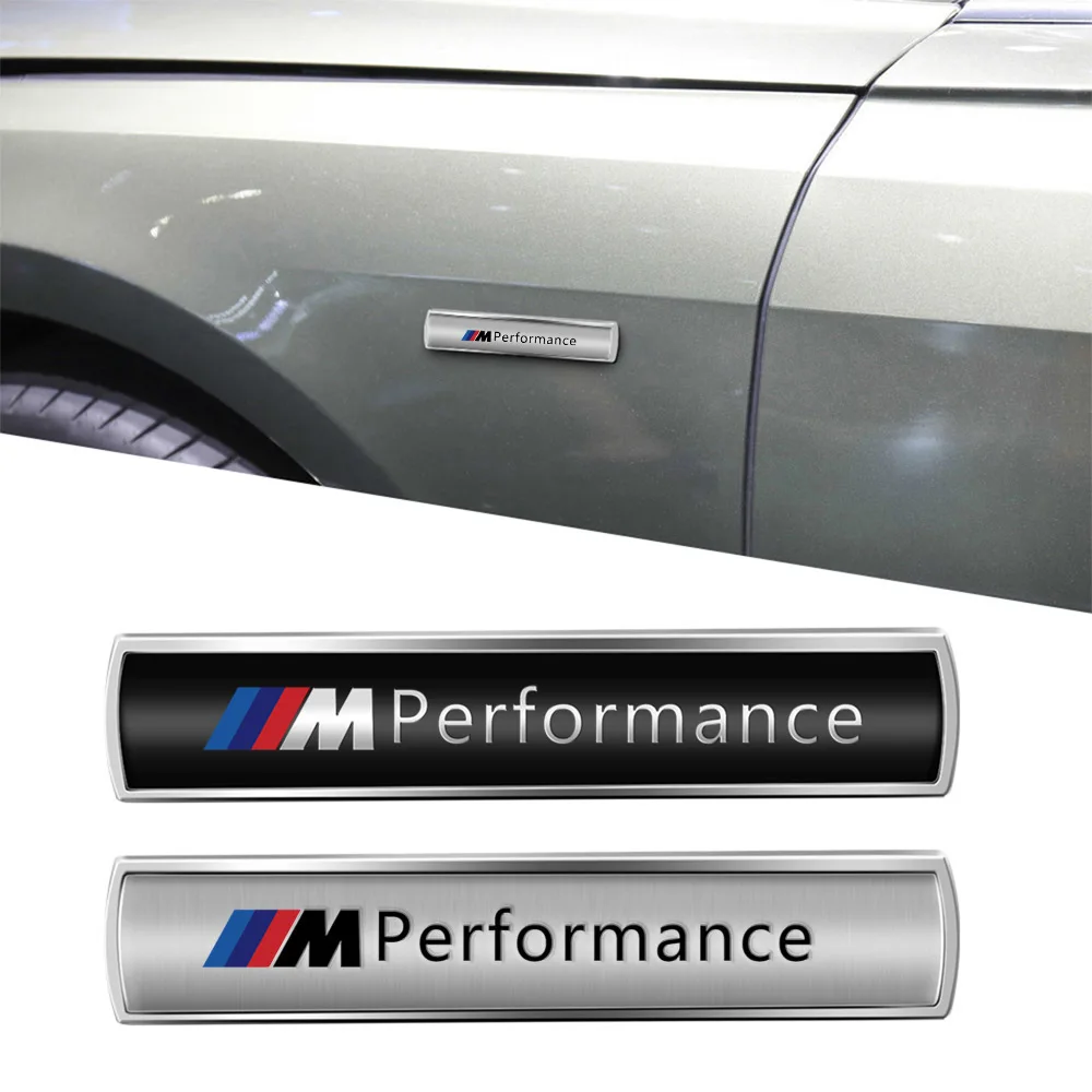 1 Pz Nuovo Per Bmw M Performance X1 X3 X4 X5 E46 E90 F20 E60 E39 F10 M1 M2 M3 M5 M6 Car Body Trunk Fender Sticker Accessori Auto