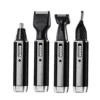 Portable, sleek, versatile 4-in-1 compact nose hair trimmer for men - Convenient grooming kit for precision beard shaping - Must 1