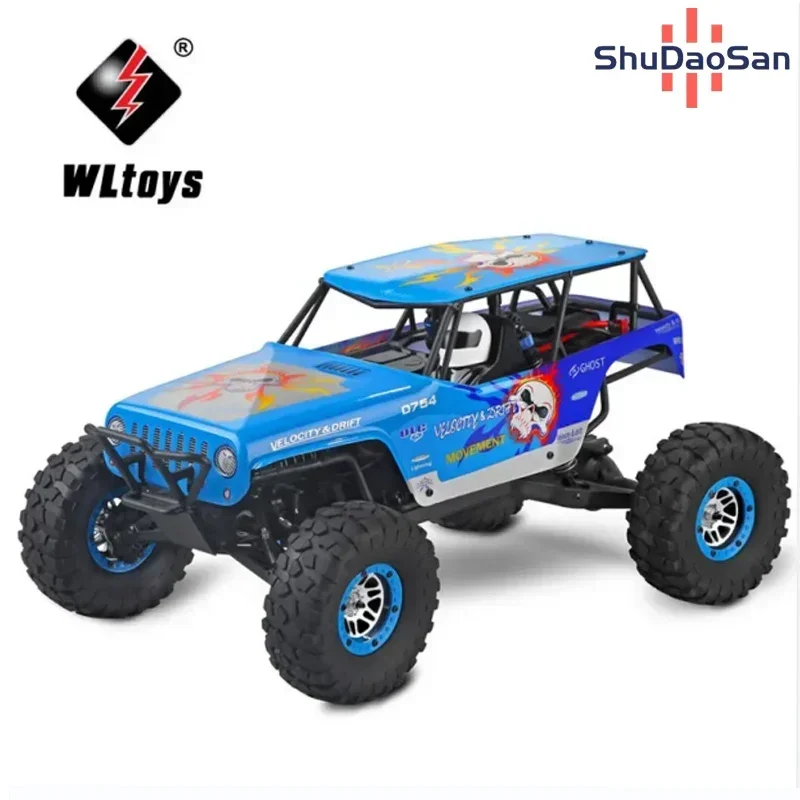 

Weili 1: 10 Full Scale High-speed Foot Climbing Vehicle 10428-a Ghost 2.4g Remote-controlled Four-wheel Drive Off-road Vehicle