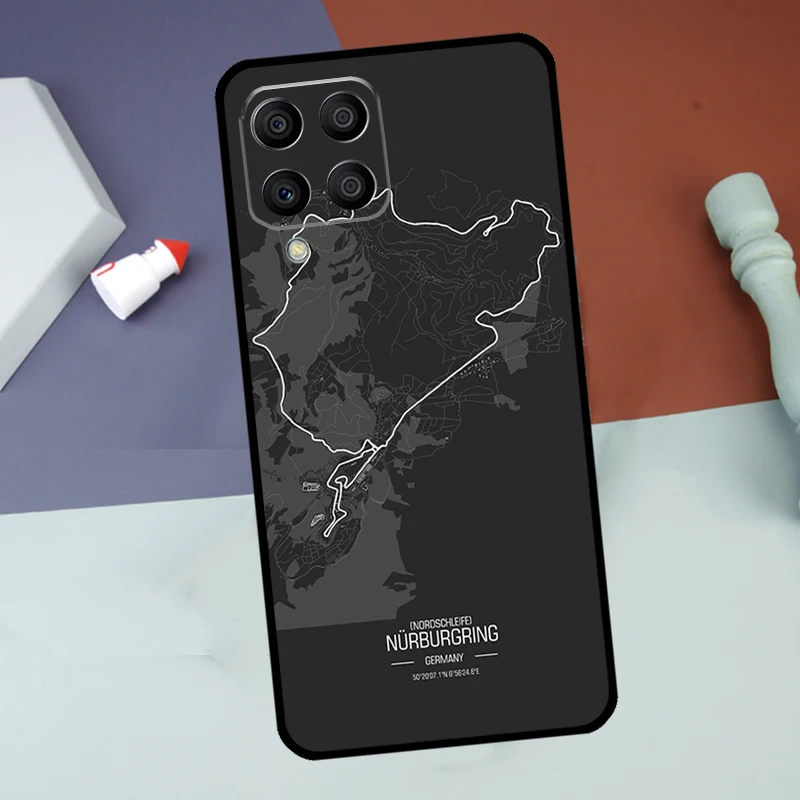F1 Race Circuit Design Phone Case
