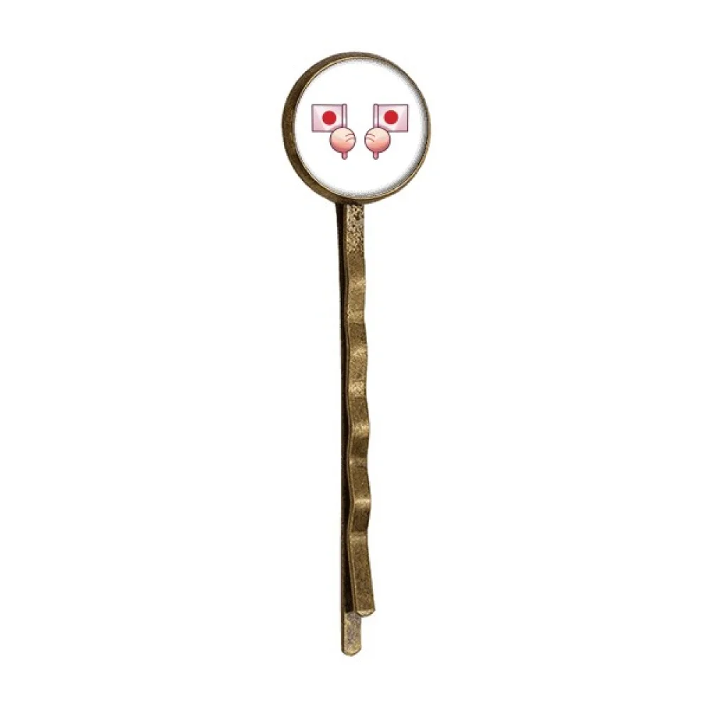 

Japan Flag Asia Retro Metal Hair Bobby Pin Headwear