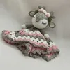 Newborn Mobile Gym Educational Ring Teething Toy Baby Cotton Baby Wooden Ring Rattle Crochet Wool Toy Customize Pacifier Chain 3
