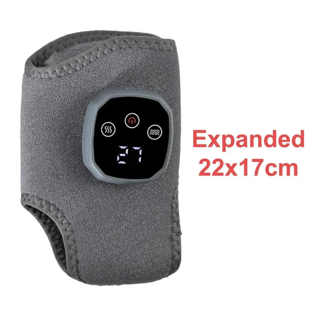 Electric Heat And Vibration Ankle Massager 3 Vibration Modes Infrared Hot Compress Heating Ankle Massage Belt Cordless Design