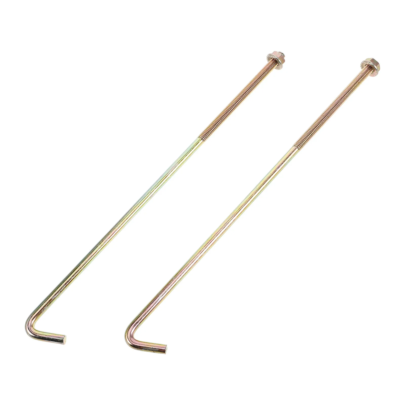 2Pcs 범용 배터리 홀드다운 로드 J 후크 알루미늄 자동차 트럭 배터리 고정 장치 홀드다운 하드웨어 액세서리