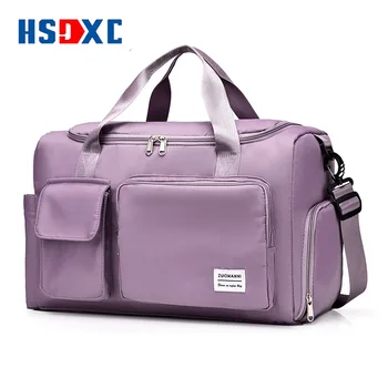 Borsa da viaggio Borsa da viaggio Borsa a tracolla da donna Borsa da palestra sportiva in nylon impermeabile da uomo di grande capacità Borsa a tracolla da donna