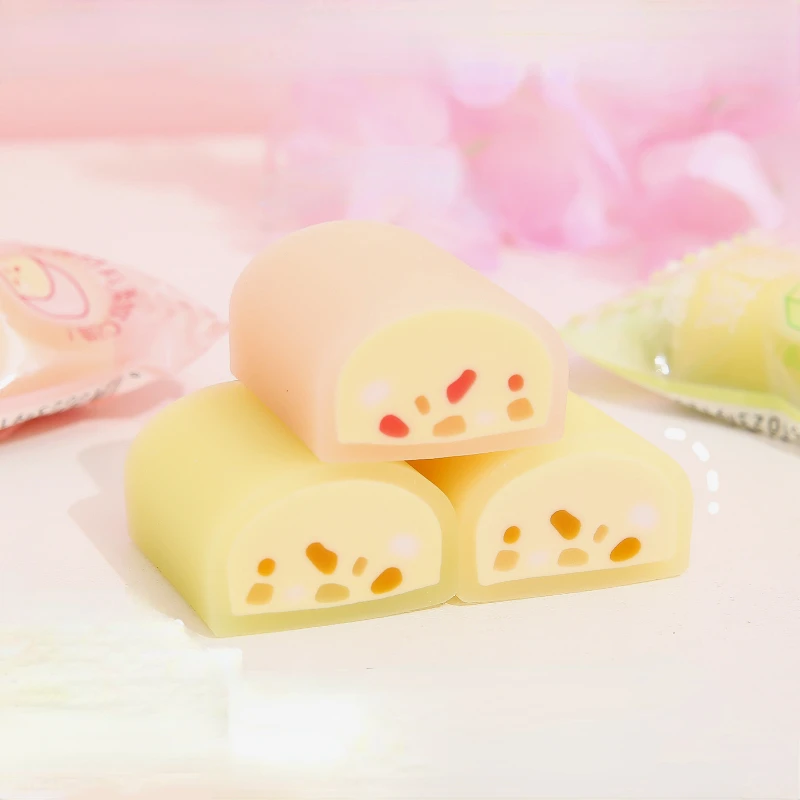 food eraser 3 pcs of new cute cheese candy student school supplies school supplies kawaii pencil children