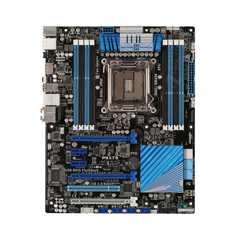 Scheda Madre Intel X79 P9X79 Usata Scheda Madre Desktop Originale Lga2011 Lga 2011 Ddr3 64Gb Usb3.0 Sata3