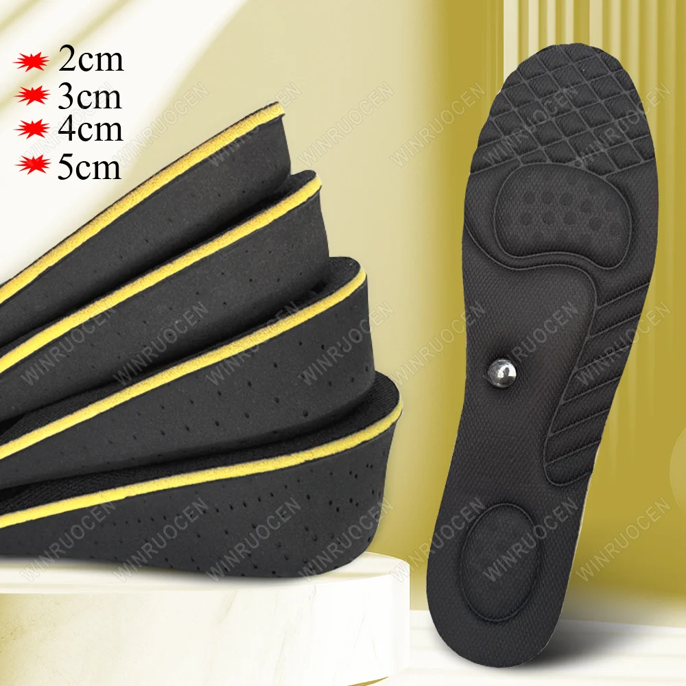 المغناطيس تدليك الارتفاع زيادة نعل 2/3/4/5 سنتيمتر...