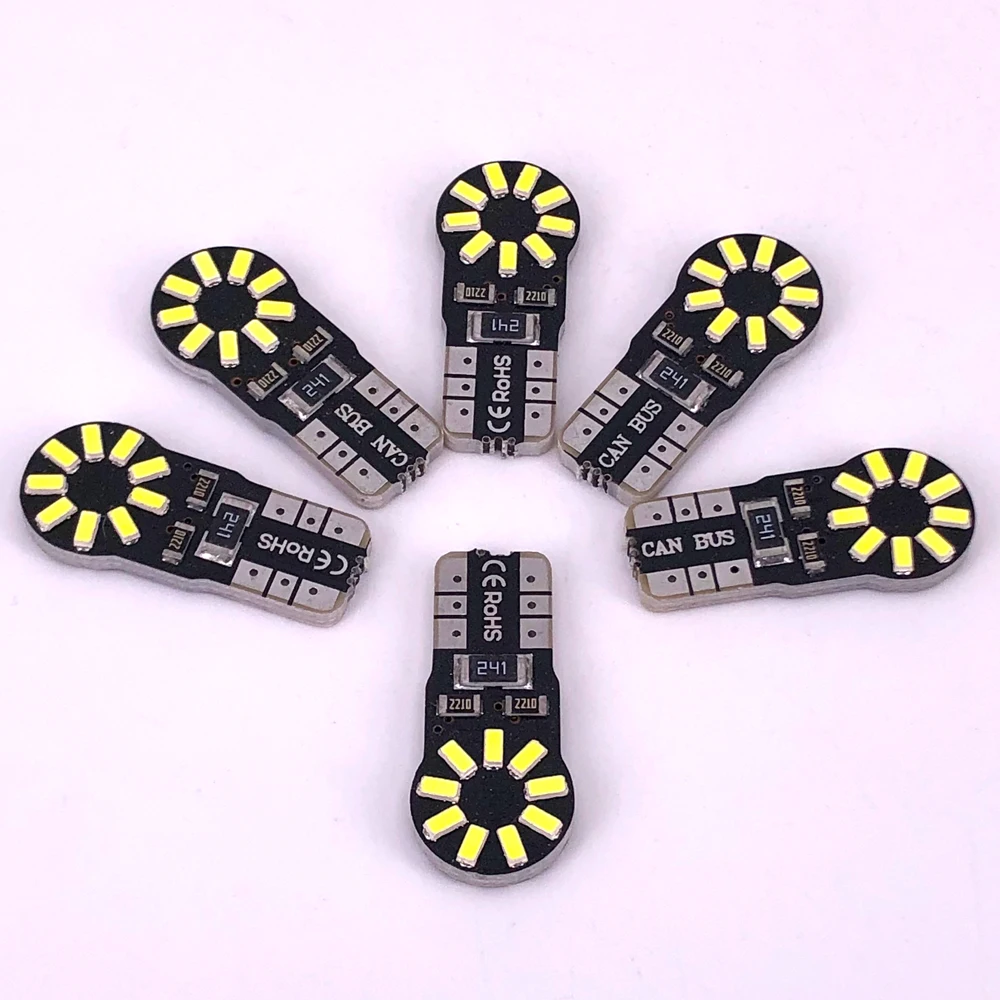 �ڵ��� T10 LED 100 194 W5W 168 SMD 18 LED �ڵ� ��� ���� ���� ���� ���̵� ���� DC12V, 3014 ��