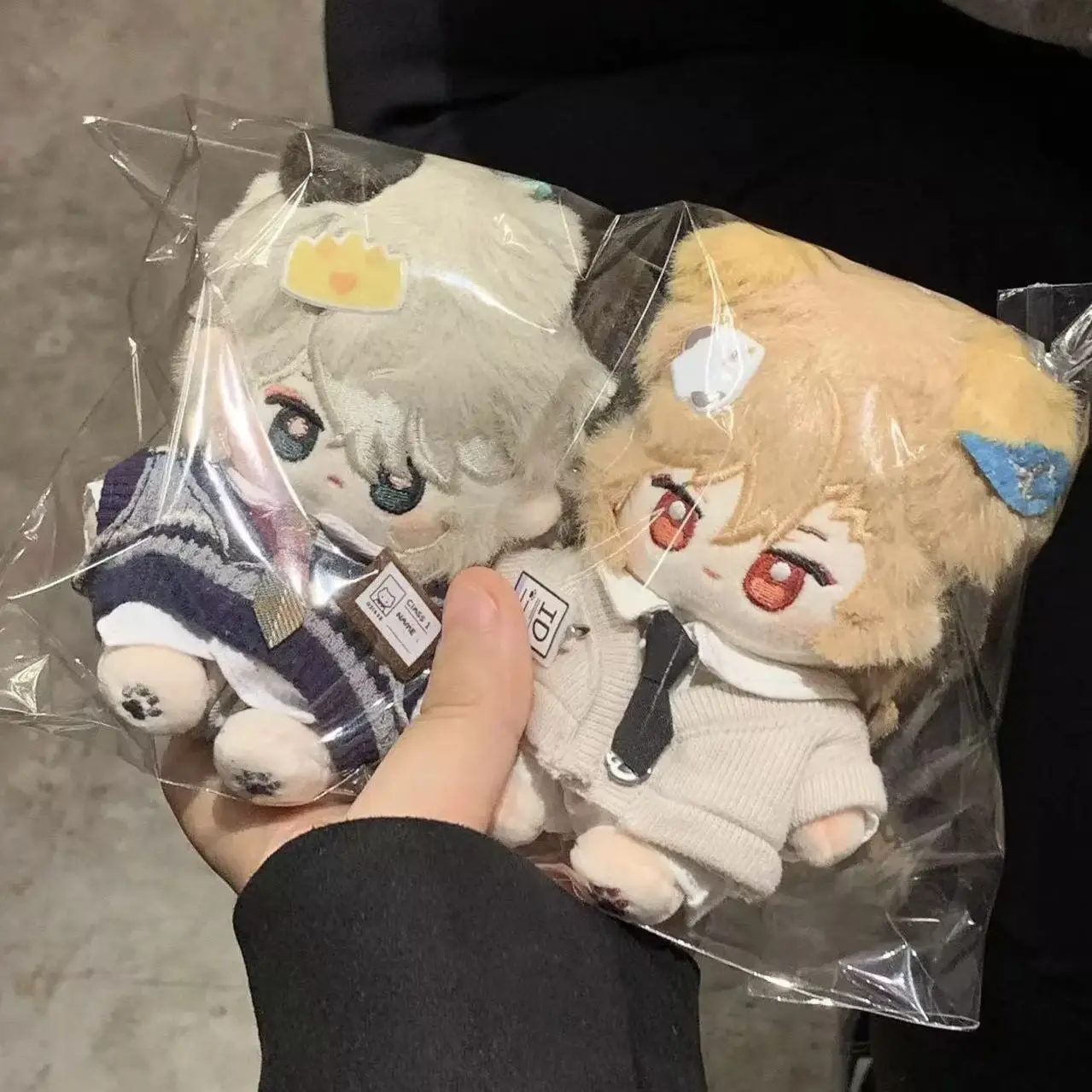 혼카이 스타 레일 카베 알하이탐 누빌레트 동물 귀 봉제 인형 바디 당고 펜던트 키체인 장난감, 애니메이션 인형 크리스마스 선물, 10cm