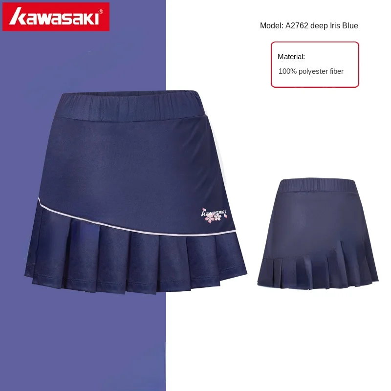 Hot Kawasaki Tennis skirt match badminton clothing quick dry sport Jersey dress women bottom
