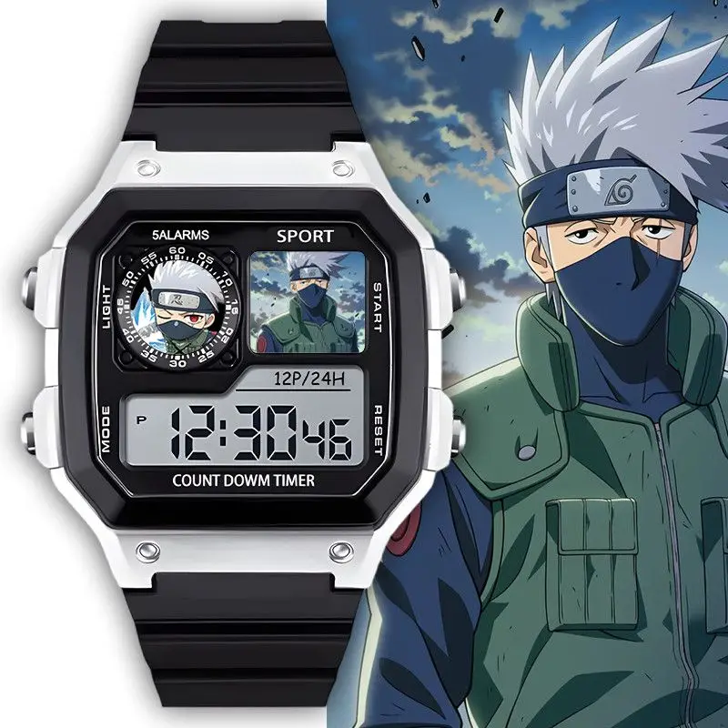 High-Quality Anime Cartoon Print Waterproof Sports Watch