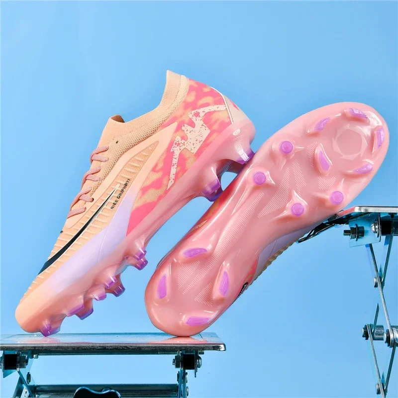 Men Football Boots Soccer Shoes Training Indoor Unisex Futsal Professional Ultralight Breathable