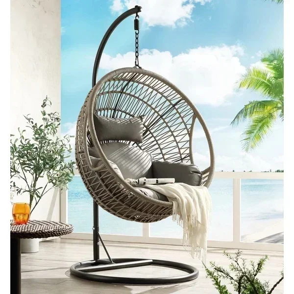 egg shaped outdoor swing chair