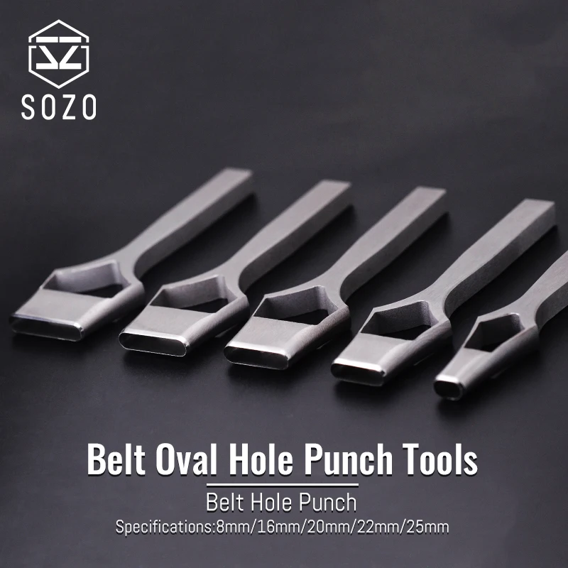 SOZOHolePuncherLeatherCraftOvalHolePunchtoolsbeltpunchword