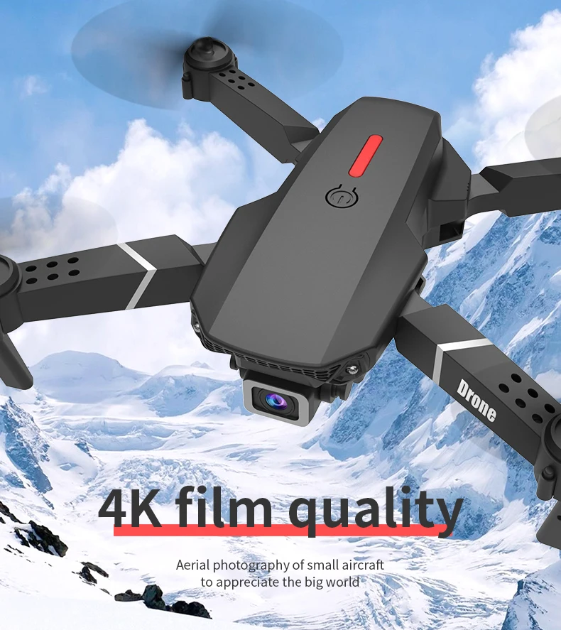 Description Picture 2 of itemKBDFA E88 Pro RC Drone Professinal With 1080P Wide Angle Dual HD Camera Foldable RC Helicopter WIFI FPV Height Hold Apron Sell