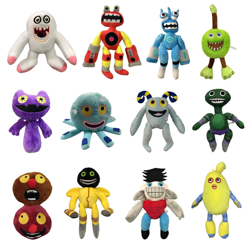 Nuovo 30Cm My Singing Monsters Wubbox Toy Cartoon Game Periferiche Peluche Peluche Peluche Peluche Per Bambini Giocattolo