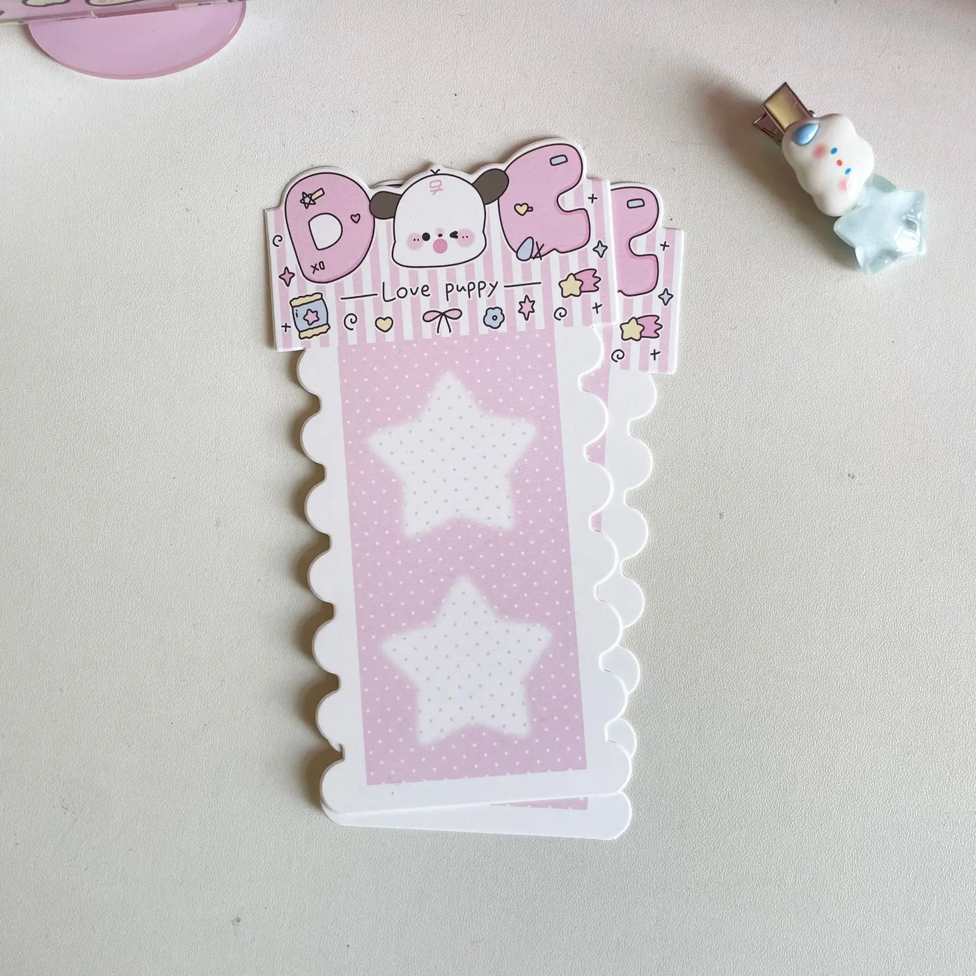 10pcs/lot Hairclips Display Cards Cute Dog Pattern Hairpin Packing Tag for DIY Hair Jewelry Packing Holder Hanging Retail Label images - 6