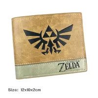2023 New Unisex Pu Leather Wallets Games Zeldas Figures LOGO Short Wallet for Men Bank ID Card Holder Coin Purse Cosplay Gift 2