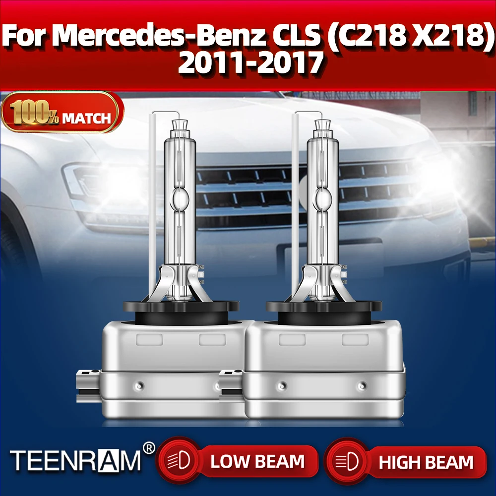 

2 шт. светодиодный лампы для автомобильных фар 12 в 6000 К супер яркий ксеноновый светильник для Mercedes-Benz CLS (C218 X218) 2011-2014 2015 2016 2017