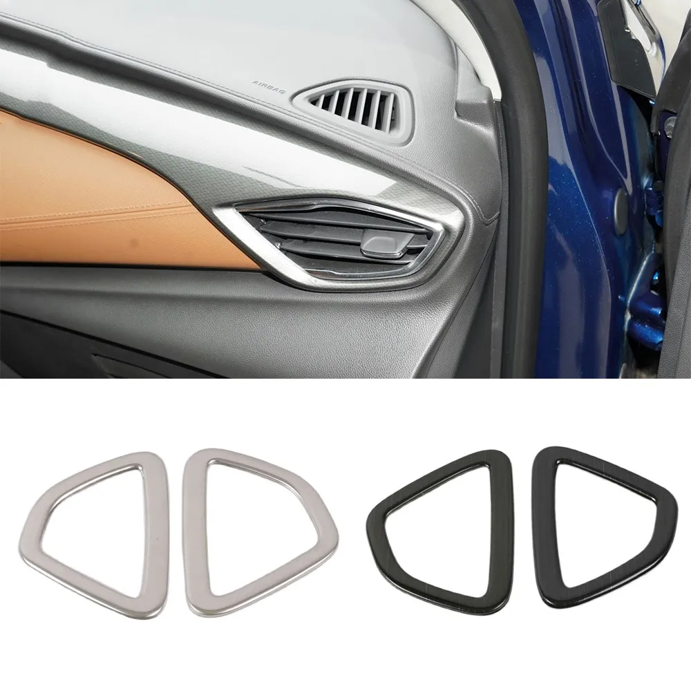 

Аксессуары для Buick Encore GX 2020 2021 2022 LHD Автомобильный боковой кондиционер вентиляционное отверстие для вентиляционного отверстия декоративная крышка внутренняя отделка