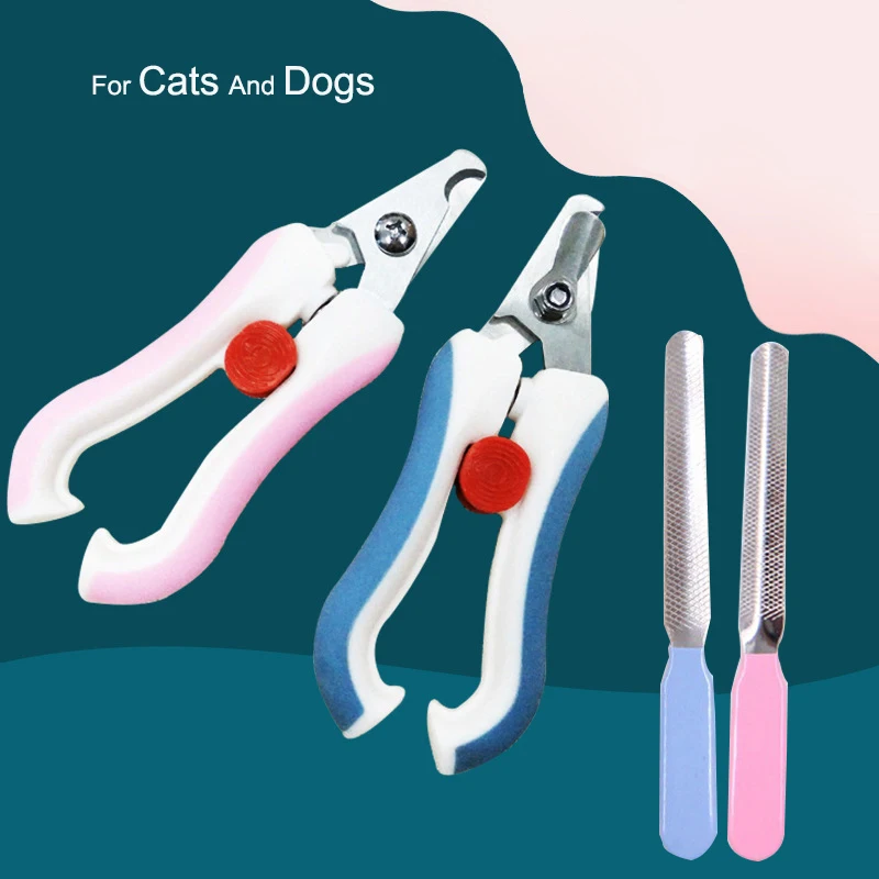 

Pet Nail Supplies For Professionals Nail Clipper Dog Cat Accessories Stainless Steel Pedicure Tools Set Planer File Knife Shaver