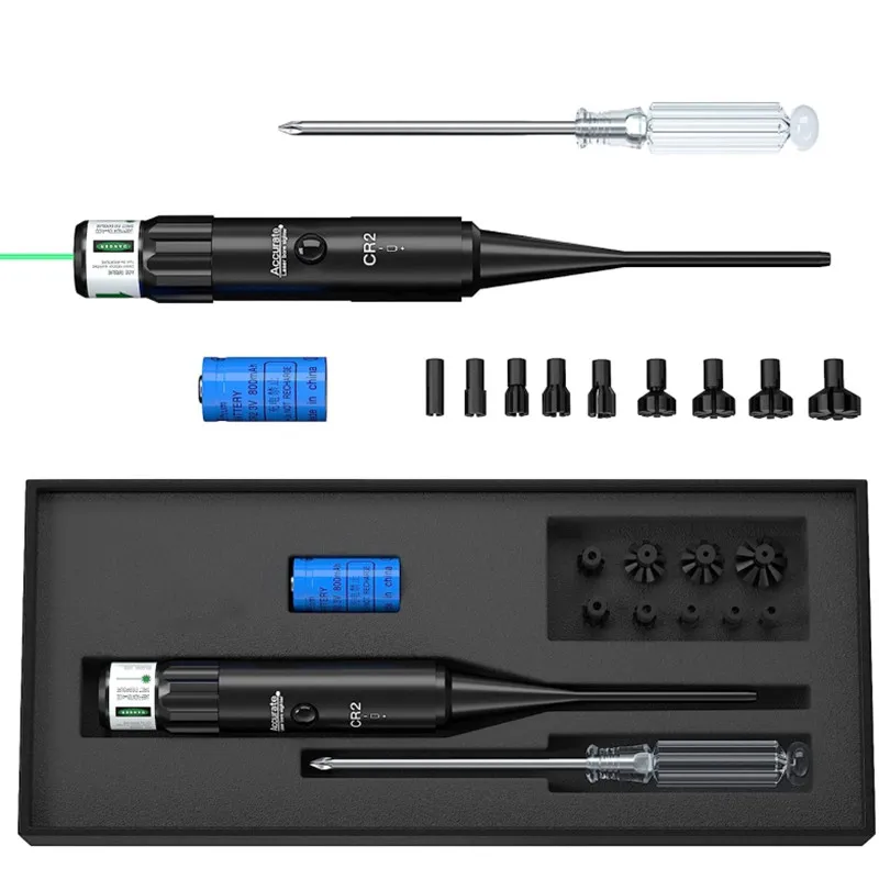 Bore Sight Kit Red Laser Boresighter for 0.17 to .54 Caliber For Hunting