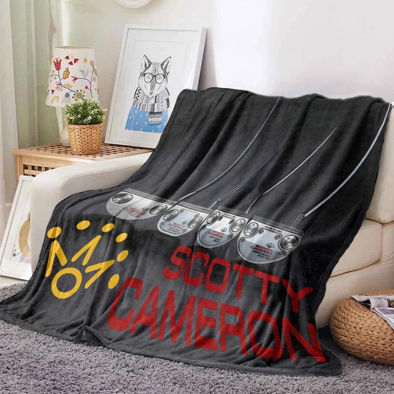 130x150cm Scotty Camerons Microfiber Blanket Quick Drying Beach Towels Oversized Printing Super Absorbent Pool Towel Blanket 3