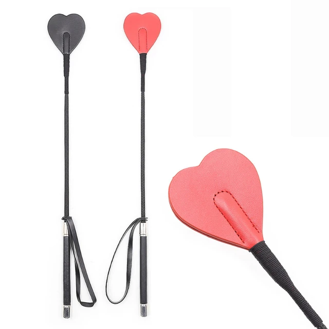 Adult Sex Games Spanking - Girly Restraint With Whip Riding Crop Whip Sex Toy Spanking Heart Paddle  Slap Slave Flogger Fetish PU Leather Porn Adult Games - AliExpress