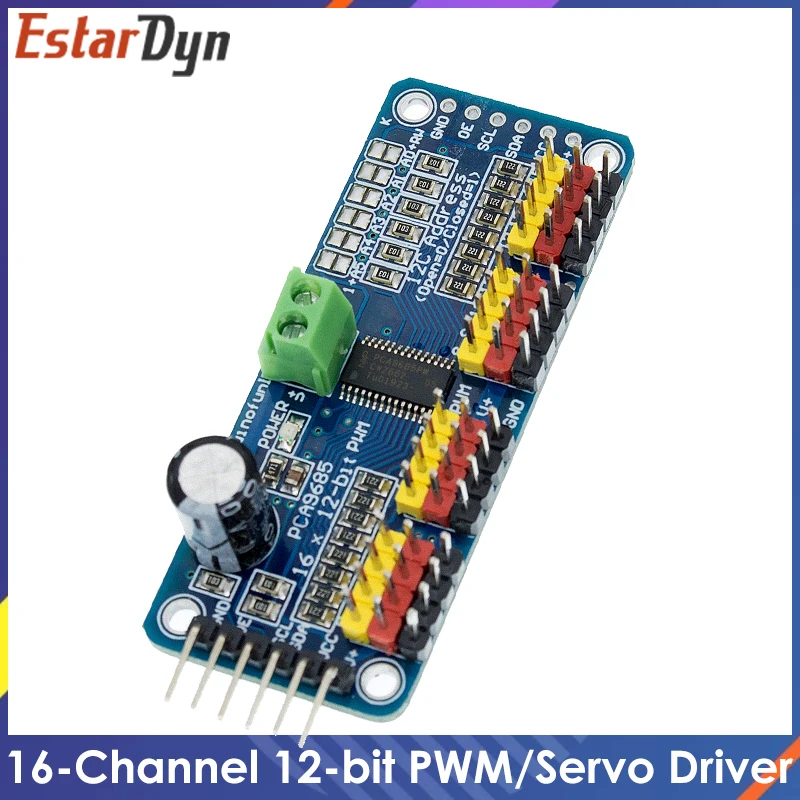 16 Canali 12-Bit Pwm/Servo Driver-I2C Interfaccia Pca9685 Modulo Raspberry Pi Shield Module Servo Shield