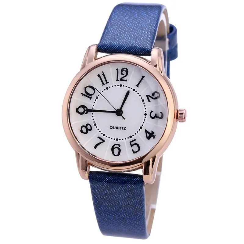 Fashion Leather Strap Women's Casual Quartz Watch Student Simple Analog Quartz Wristwatch Female Luxury Watches San Martin Store