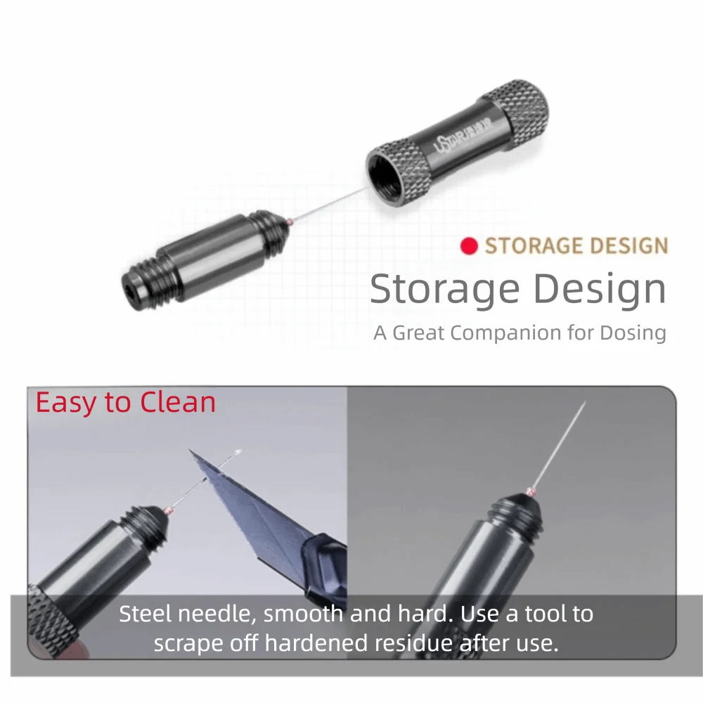 Mini Model Dispensing Stick Small Part Stable Model Glue Dispensing Assistant Portable Metal Glue Applicator Needle Hobby Craft