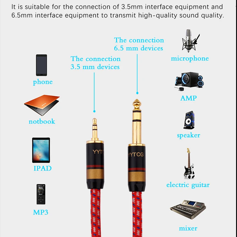 ̺ 3.5mm  6.35mm  Aux ̺ ͼ  CD ÷̾ Ŀ ݵ 3.5 , 6.5    ̺