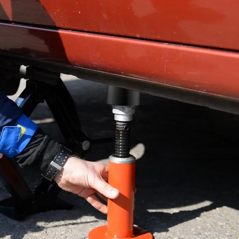 Car Lift Jack Stand Pads Black Rubber Slotted Floor Pad Frame Rail Adapte for Auto SUV Van Pickup Lift Rubbers Jack Pads