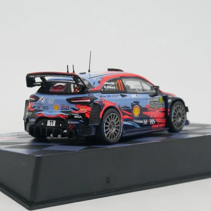 iXO Hyundai i20 WRC 1/43 スケール　ミニカー 1/43 Ixo 2024 Hyundai i20 N Rally1 #8 4th Rallye Monte Carlo