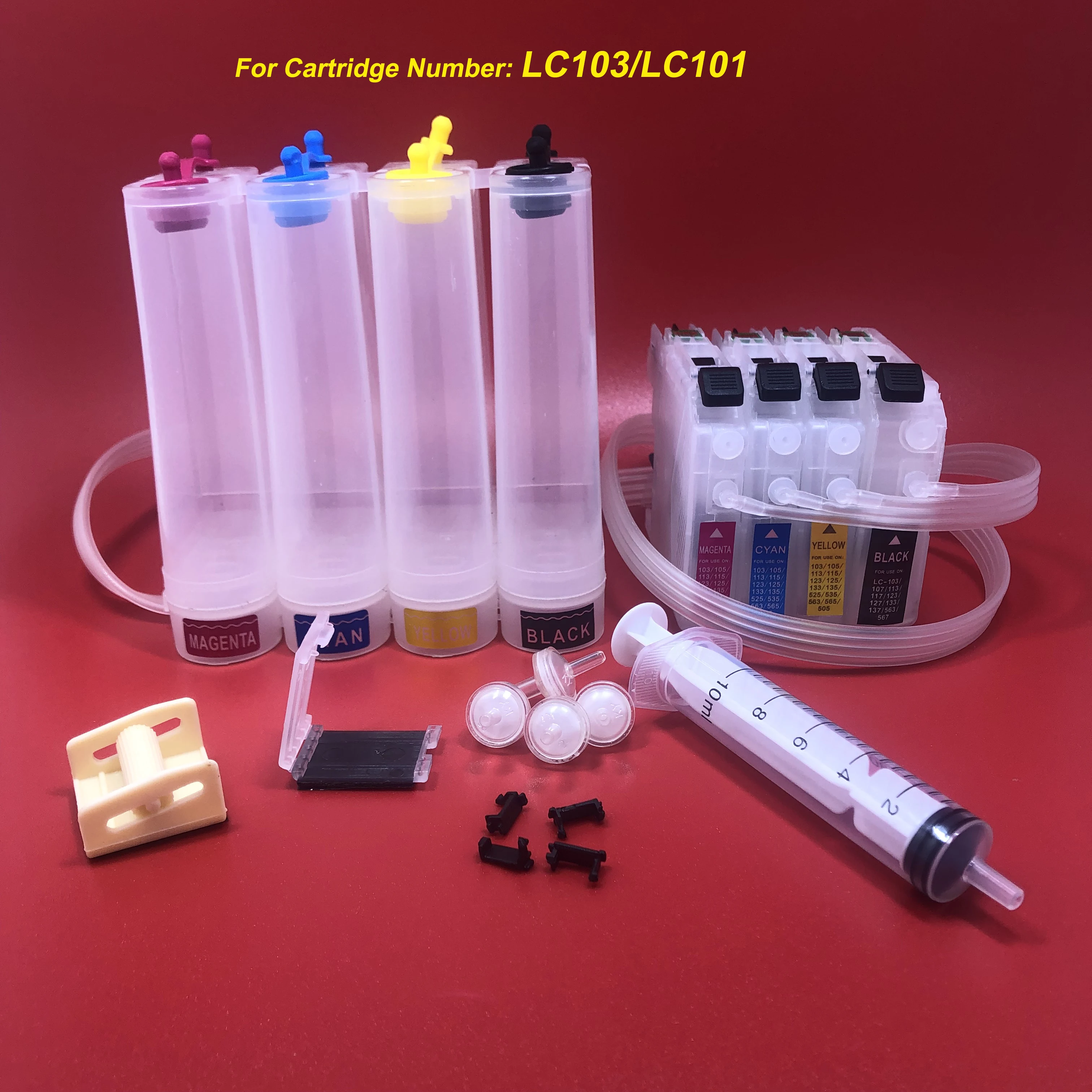 

LC103 LC101 CISS Ink Cartridge with ARC for Brother MFC-J4310DW MFC-J4410DW MFC-J4510DW MFC-J4610DW MFC-J4710DW MFC-J6520DW