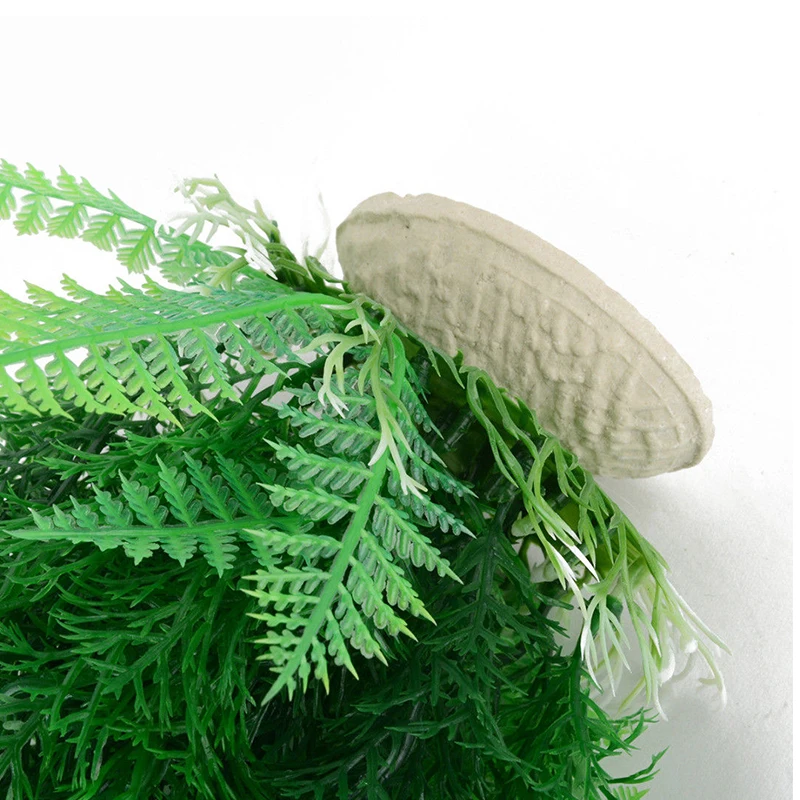 46cm Underwater Plastic Grass Artificial Grass Aquarium Ornament Fake Green Plant For Fishes Tank Home Decoration