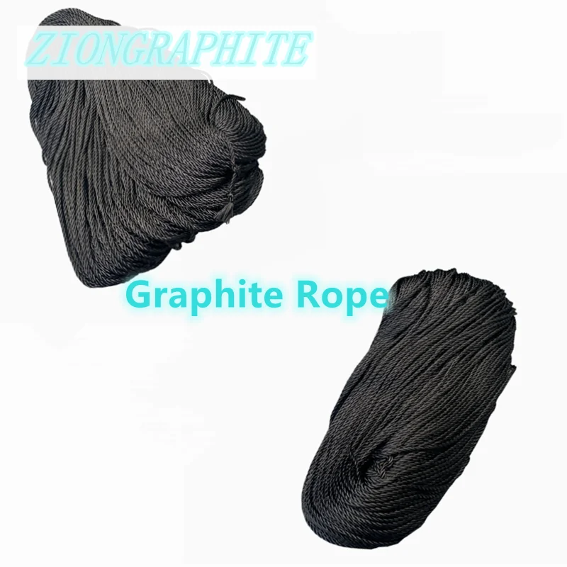 Graphite Rope Carbon Rope Carbon Fiber Rope Dia. 2,3,4,5,6mm Conductive