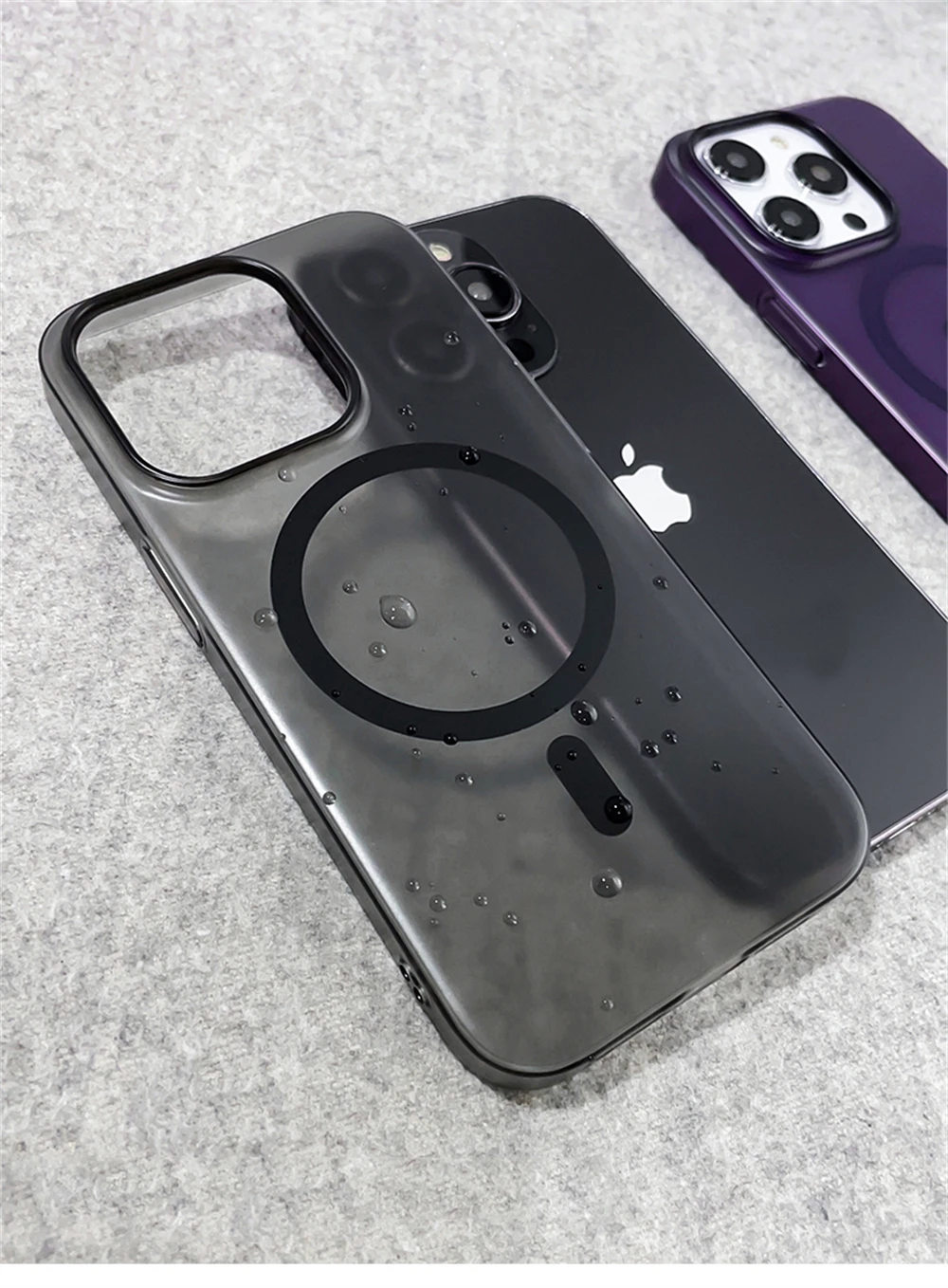 Ultradünne Matte Magnetische Kabellose Ladehülle für iPhone 18 17 Pro Max 16 15 14 Plus 13 12 Magsafe Stoßfeste Hartschale – Detail 5