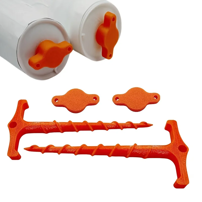 3D Printing Silicone Caulk Nozzle Unclogger Reusable Spiral Drill Sealant Gun Nozzle Cleaner Tool for DIY & Prof
