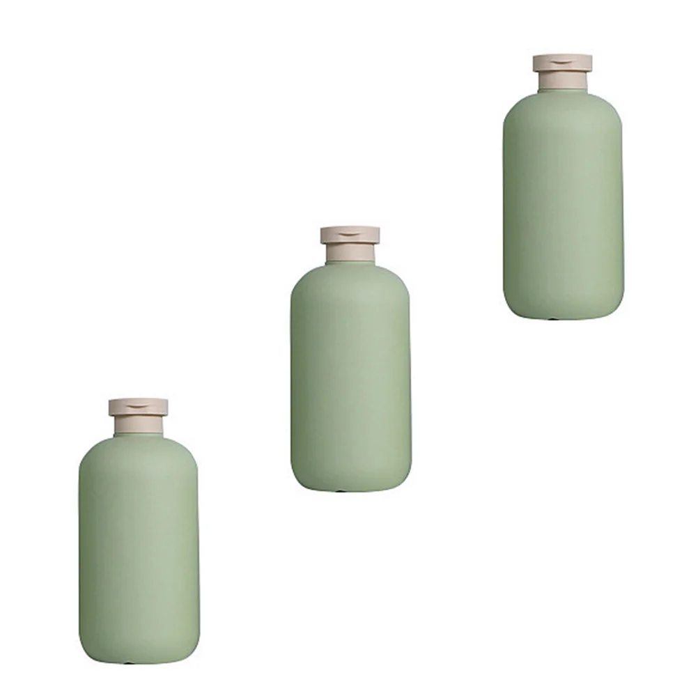 

Travel Bottles Flip Cap Plastic Empty Shampoo Conditioner Toiletry Container Lotion