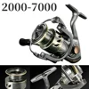 Lightweight Spinning Reel 2000 3000 4000 5000 6000 7000 Metal Wire Cup 5.2:1 Durable Fishing Tackle 10kg Max Drag for Bass Carp 1