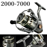 Lightweight Spinning Reel 2000 3000 4000 5000 6000 7000 Metal Wire Cup 5.2:1 Durable Fishing Tackle 10kg Max Drag for Bass Carp 1