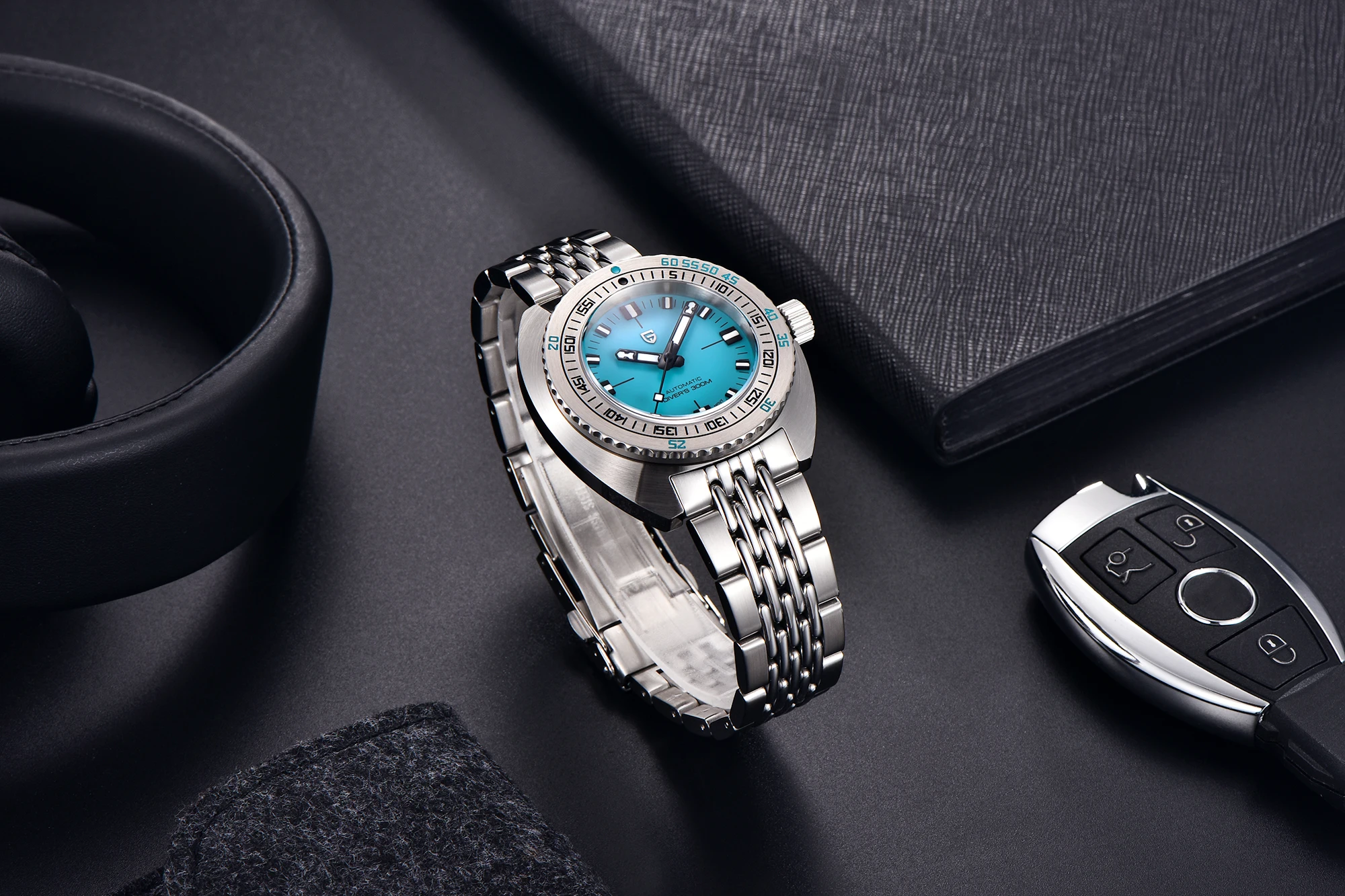 2023 New PAGANI DESIGN Men's Divers Automatic Mechanical Watches NH38 Sapphire Stainless Steel 300m Waterproof AR Watch for Men