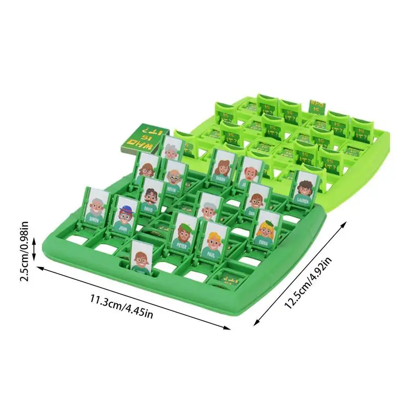 Who I Am Board Game 96Pcs Funny Logical Reasoning Thinking Puzzle Parent-Child Interactive Educational Board Game Toy Gifts 6