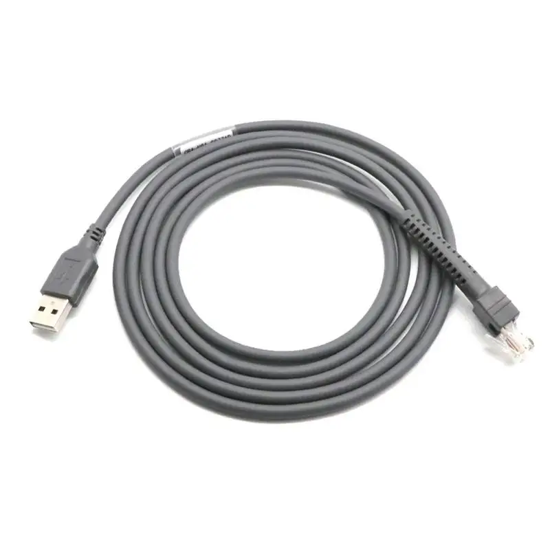 

2M Symbol Barcode Scanner USB Cable LS1203 LS2208 LS4208 LS3008 CBAU01-S07ZAR