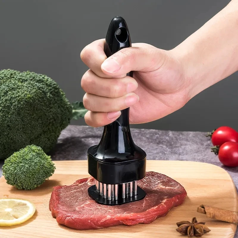 Meat Tenderizer Meat Hammer Professional Meat Tenderizer Needle With Stainless Steel Steak Pork Chop Meat Hammer Kitchen Cooking Tool Accessories