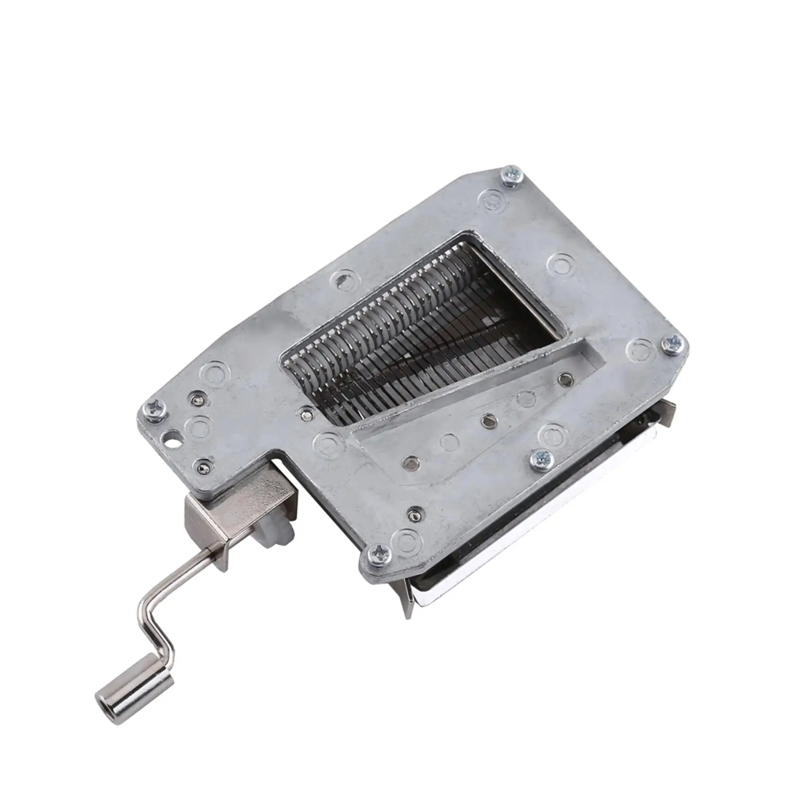30-Note Hand Crank Tape Music Box Movement-DIY Your Songs with Puncher and 3 Strips-Zinc Alloy Mental Paper