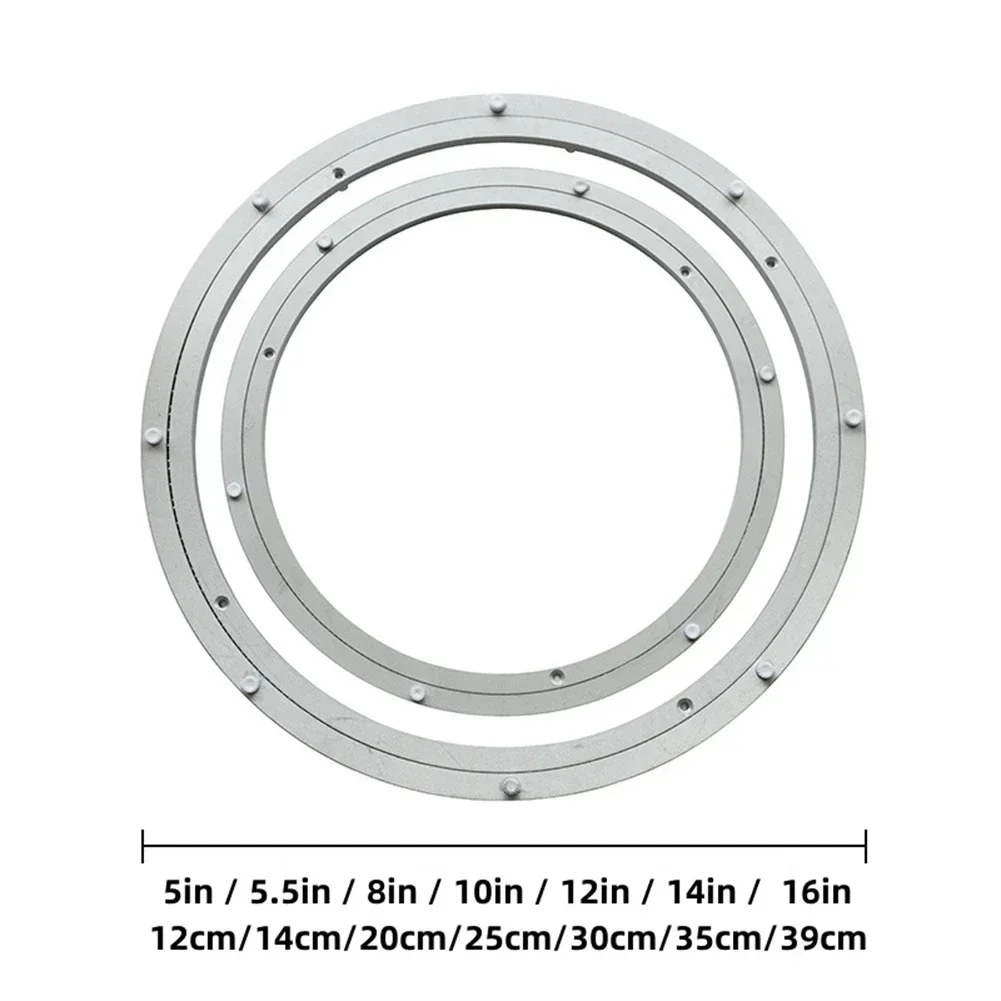 Adjustable Aluminum Rotating Lazy Susan Swivel Plate
